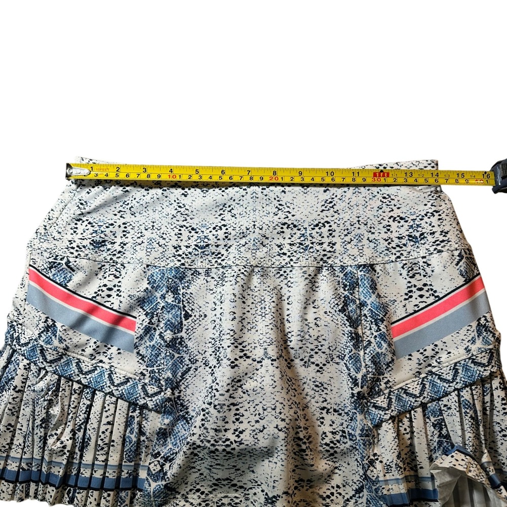 Lucky in Love S 4-6 Tennis SET Top Skort Small Snake Blue Peach White Pickleball - Picture 10 of 11